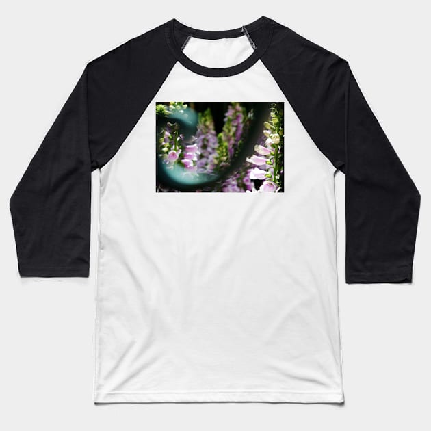 Peekaboo Foxglove Baseball T-Shirt by 1Redbublppasswo